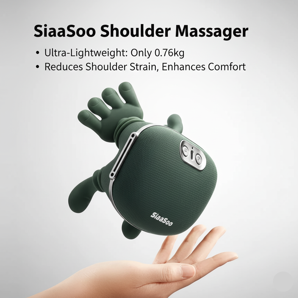 Electric Neck And Shoulder Muscle Massager Wireless Shoulder And Back Kneading Massage Shawl Neck Masajeador Relax Pain Relief
